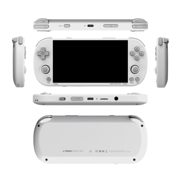 Trimui Smart Pro 4.96 Inch IPS Screen Handheld Game Console Open Source Linux System 128G(White)