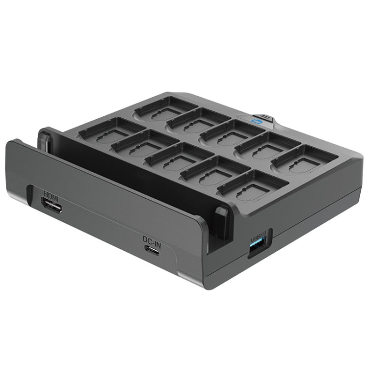 For Switch / Switch OLED Iplay NG-SW279 Cast Screen Charger Video Conversion Dock With Storage(Black)