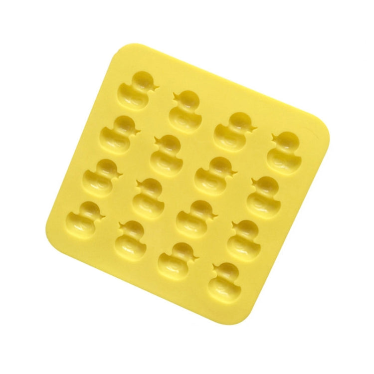 Cute Yellow Duck Silicone Chocolate Mould Fire Lacquer Wax Mold(Yellow)
