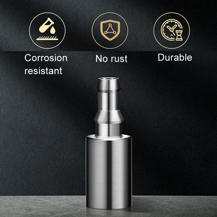 KAMJOVE Barrel Water Inlet Pipe Countersunk Head 304 Stainless Steel Upper Water Pipe Sinker Head(Stainless Steel Color)