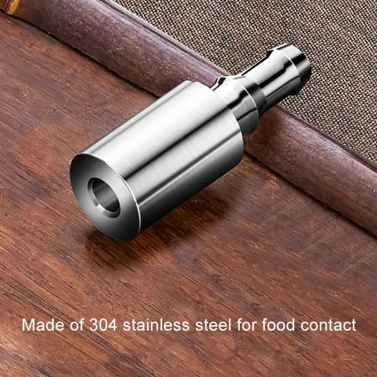 KAMJOVE Barrel Water Inlet Pipe Countersunk Head 304 Stainless Steel Upper Water Pipe Sinker Head(Stainless Steel Color)