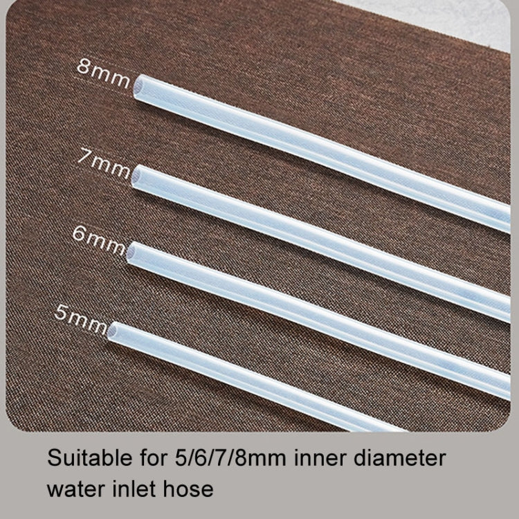 KAMJOVE Barrel Water Inlet Pipe Countersunk Head 304 Stainless Steel Upper Water Pipe Sinker Head(Stainless Steel Color)
