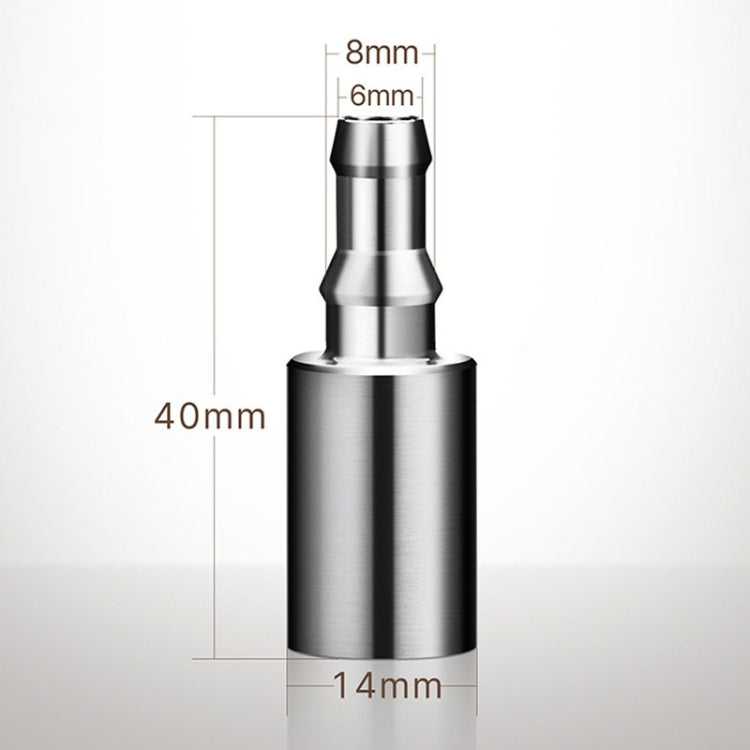 KAMJOVE Barrel Water Inlet Pipe Countersunk Head 304 Stainless Steel Upper Water Pipe Sinker Head(Stainless Steel Color)