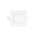 Recessed Concealed Ceiling Downlight Household Wide Voltage Thin Tube Panel Light, Model: 3W Square Opening 75mm(6000K White Light)