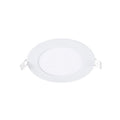 Recessed Concealed Ceiling Downlight Household Wide Voltage Thin Tube Panel Light, Model: 6W Round Opening 105mm(6000K White Light)