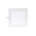 Recessed Concealed Ceiling Downlight Household Wide Voltage Thin Tube Panel Light, Model: 12W Square Opening 155mm(3000K Warm Light)