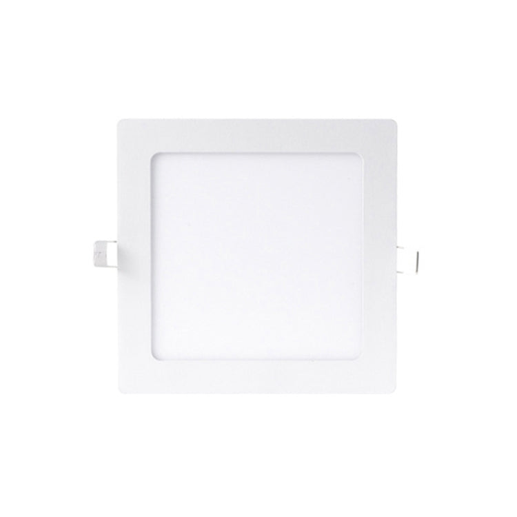 Recessed Concealed Ceiling Downlight Household Wide Voltage Thin Tube Panel Light, Model: 12W Square Opening 155mm(3000K Warm Light)