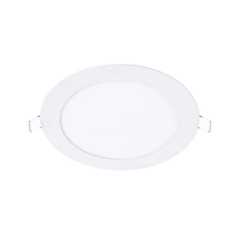 Recessed Concealed Ceiling Downlight Household Wide Voltage Thin Tube Panel Light, Model: 15W Round Opening 175mm(3000K Warm Light)