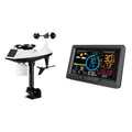 Wireless Weather Station Wind Speed Rain And Wind Direction Detection Weather Forecast Clock(Black)