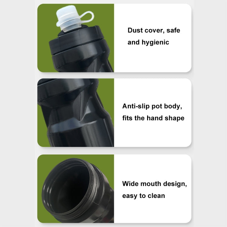 YouGuoLe 600ml PP5 Plastic Outdoor Bicycle Cycling Fitness Squeeze Water Cup(Pink)