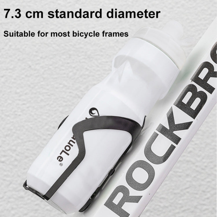 YouGuoLe 600ml PP5 Plastic Outdoor Bicycle Cycling Fitness Squeeze Water Cup(Grey)