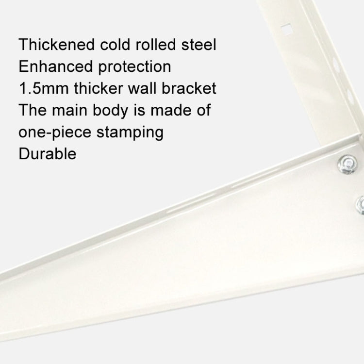 AC1523 2-3HP Thickened Cold Rolled Steel Air Conditioner Outside Unit Bracket Universal Air Conditioner Wall Mount Support
