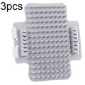 3pcs Pet Table Leg Hair Rubbing Massage Brush Cat Scratcher(Grey)