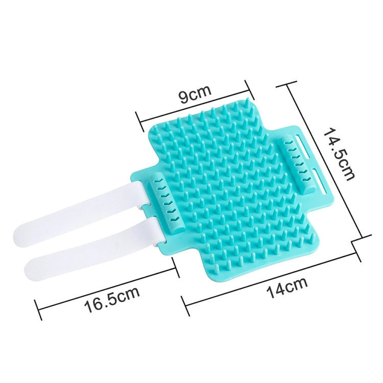 3pcs Pet Table Leg Hair Rubbing Massage Brush Cat Scratcher(Grey)