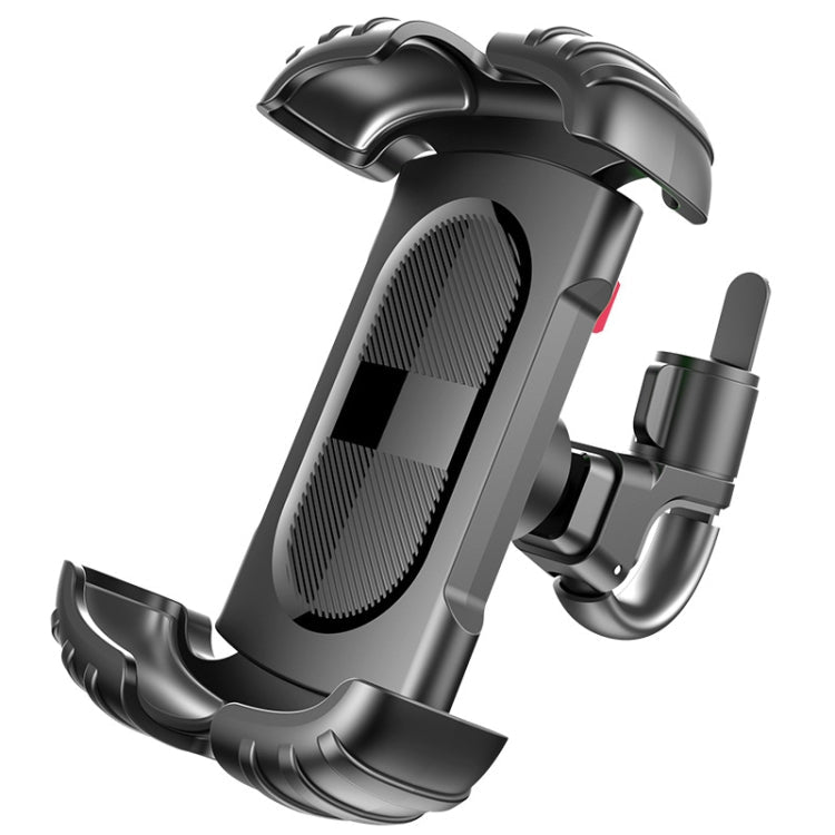Bicycle Phone Holder Shockproof Handlebar For Fixing Shooting Equipment(Black)