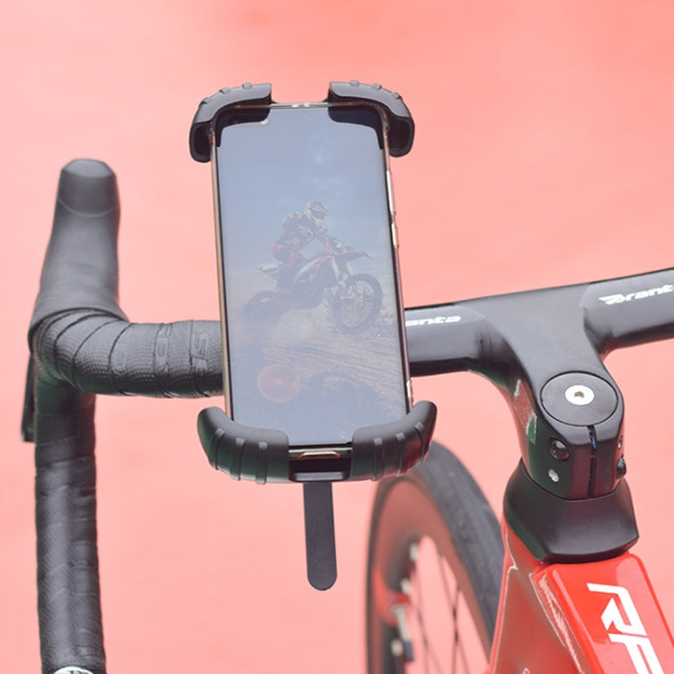 Bicycle Phone Holder Shockproof Handlebar For Fixing Shooting Equipment(Black)