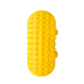Multifunctional Cat Table Leg Scratcher Pet Silicone Hair Massage Brush(Yellow)
