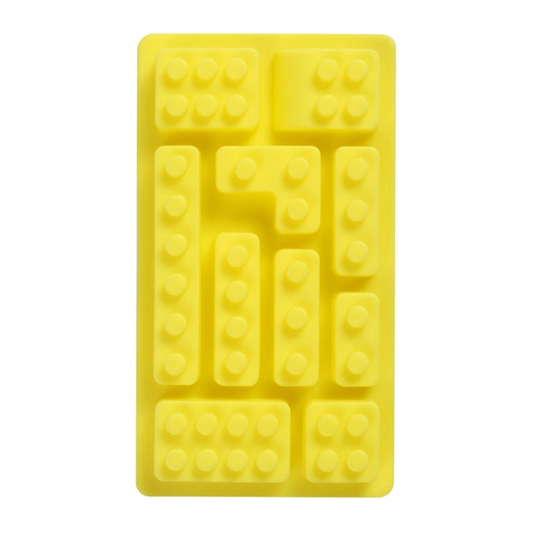 Block Silicone DIY Baking Molds Handmade Aroma Soap Mould(Yellow)