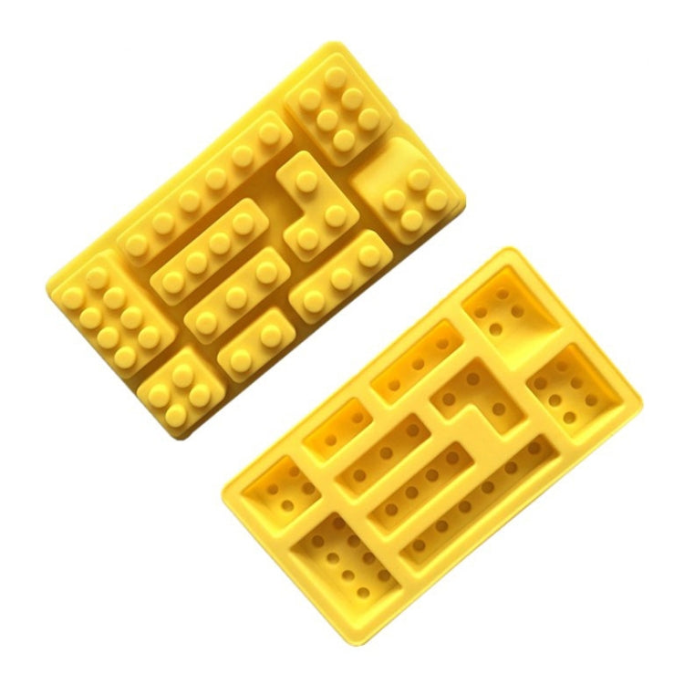 Block Silicone DIY Baking Molds Handmade Aroma Soap Mould(Blue)