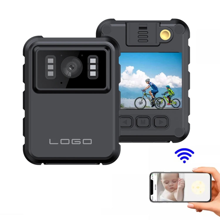 L9 2K WIFI Version  2.0 Inch IPS Screen Video Recorder With Back Clip IP65 Waterproof Mini Camcorders