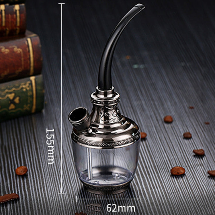 HENGDA HD-806 Dual Purpose Multifunctional Filtered Hookah With Long Hose(Black)