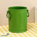 Large-capacity Student Desktop Organizer Pen Container Girls Makeup Brush Storage Bucket(Green)