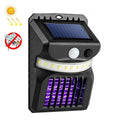 E-SMARTER W792 LED Solar Wall Light With Purple Light Mosquito Control Function Human Intelligent Sensor Outdoor Garden Lamp, Specification: White Light