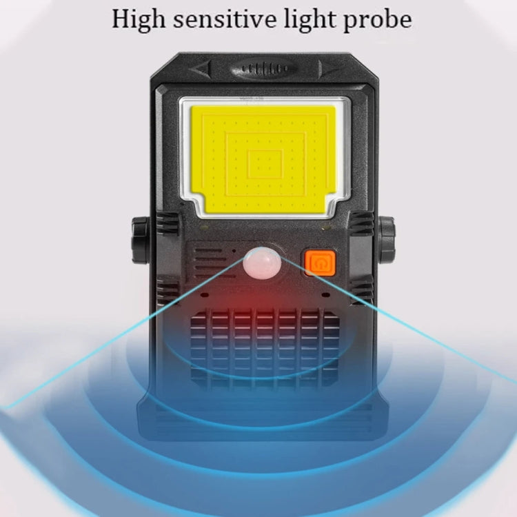 E-SMARTER W7104-2 COB Solar Wall Lamp With Clip Mosquito Killer Lamp Portable Body Sensor Outdoor Garden Light