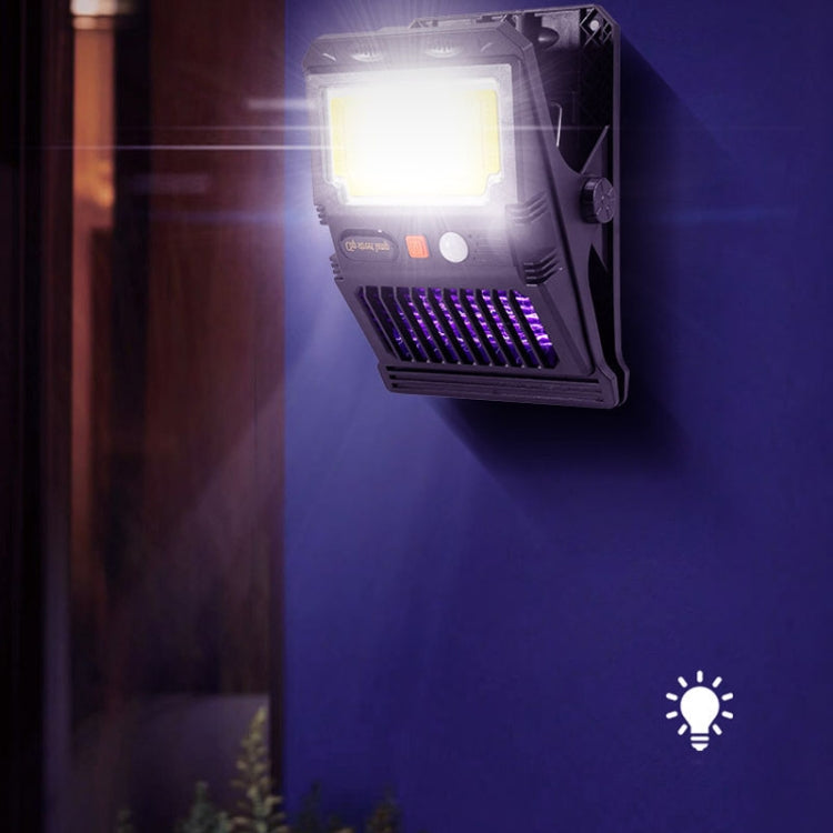 E-SMARTER W7105-1 Patch Solar Wall Lamp With Clip Mosquito Killer Lamp Portable Body Sensor Outdoor Garden Light