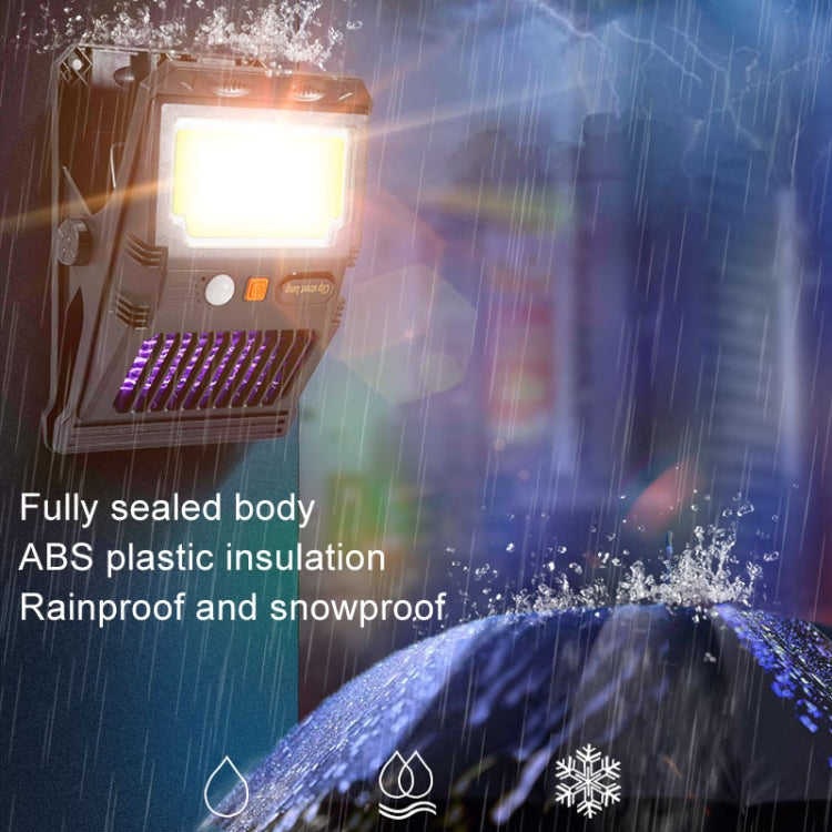 E-SMARTER W7105-1 Patch Solar Wall Lamp With Clip Mosquito Killer Lamp Portable Body Sensor Outdoor Garden Light