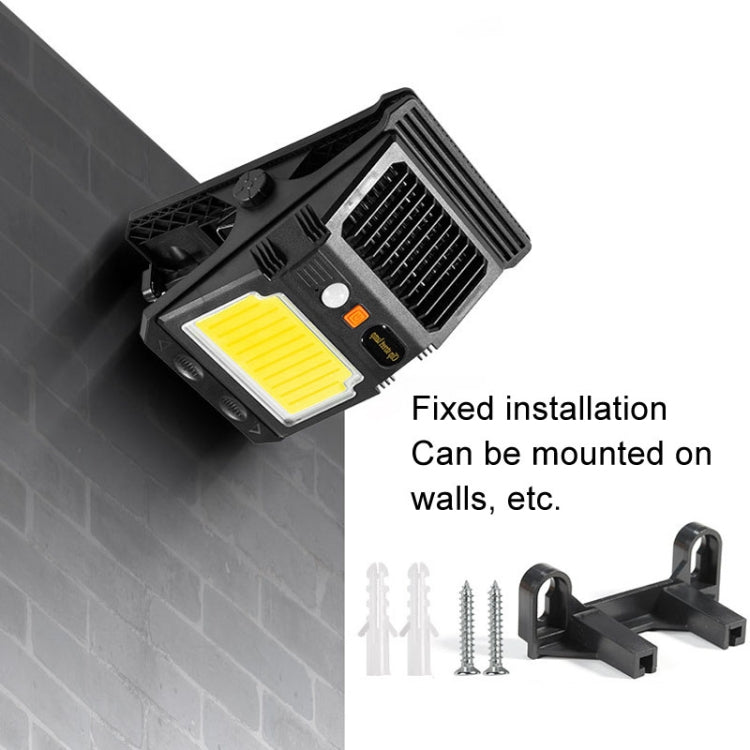 E-SMARTER W7105-2 COB Solar Wall Lamp With Clip Mosquito Killer Lamp Portable Body Sensor Outdoor Garden Light