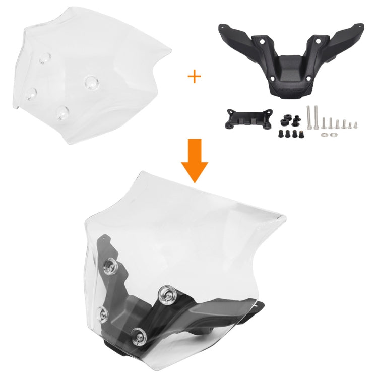 For Yamaha MT-09 SP 2024- Front Windshield(Transparent)