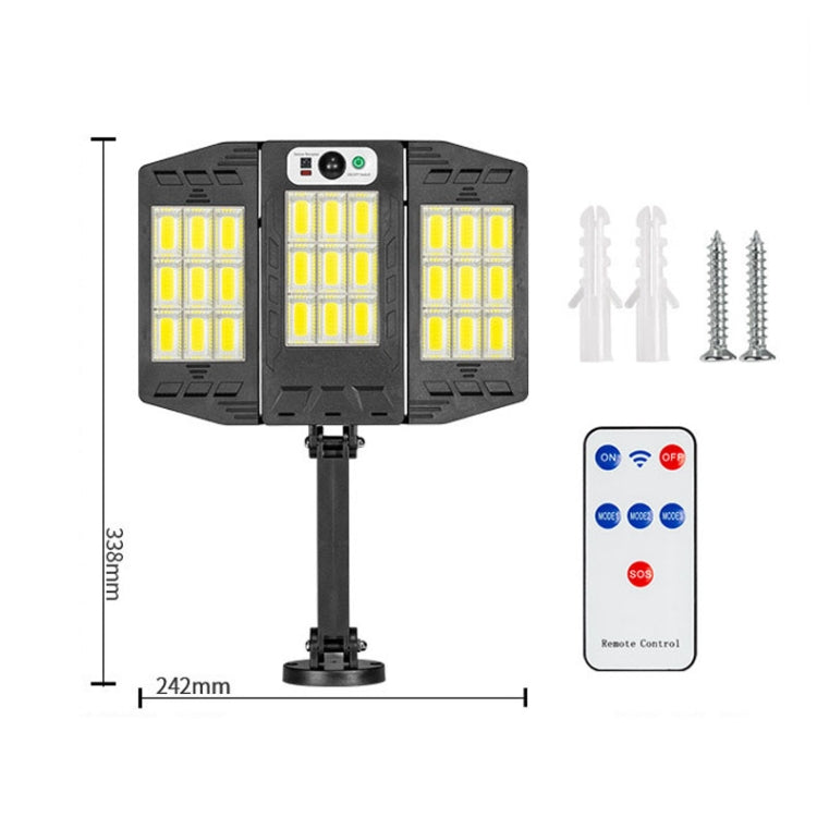 E-SMARTER W796-3 Solar Induction Courtyard Wall Light Smart Outdoor Lamp With Remote Control