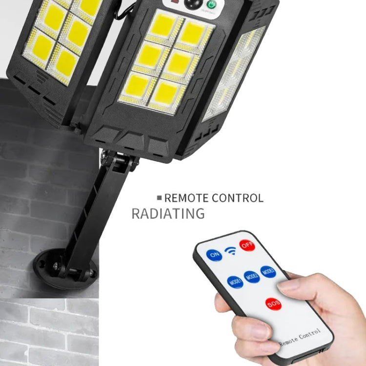 E-SMARTER W796-3 Solar Induction Courtyard Wall Light Smart Outdoor Lamp With Remote Control