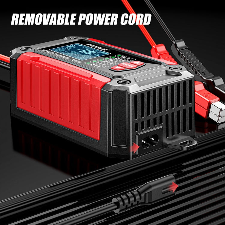 FOXSUR Cars Motorcycles 12V Lithium Cattery Charger With Battery Detection(JP Plug)