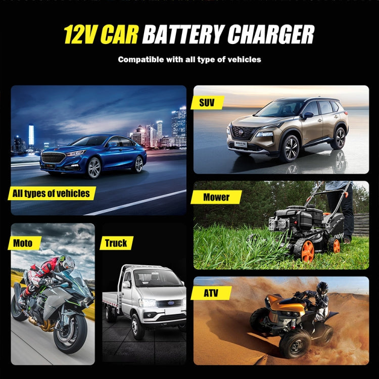 FOXSUR Cars Motorcycles 12V Lithium Cattery Charger With Battery Detection(AU Plug)