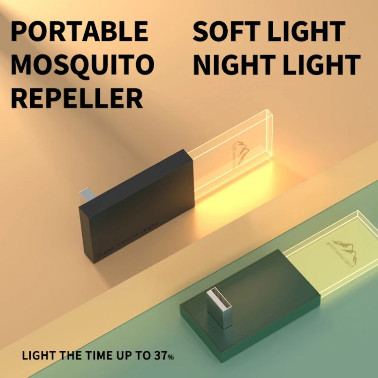 Smart Wall Lamp Night Lights Mini Home Insect Repellent Mouse Repeller(Black)