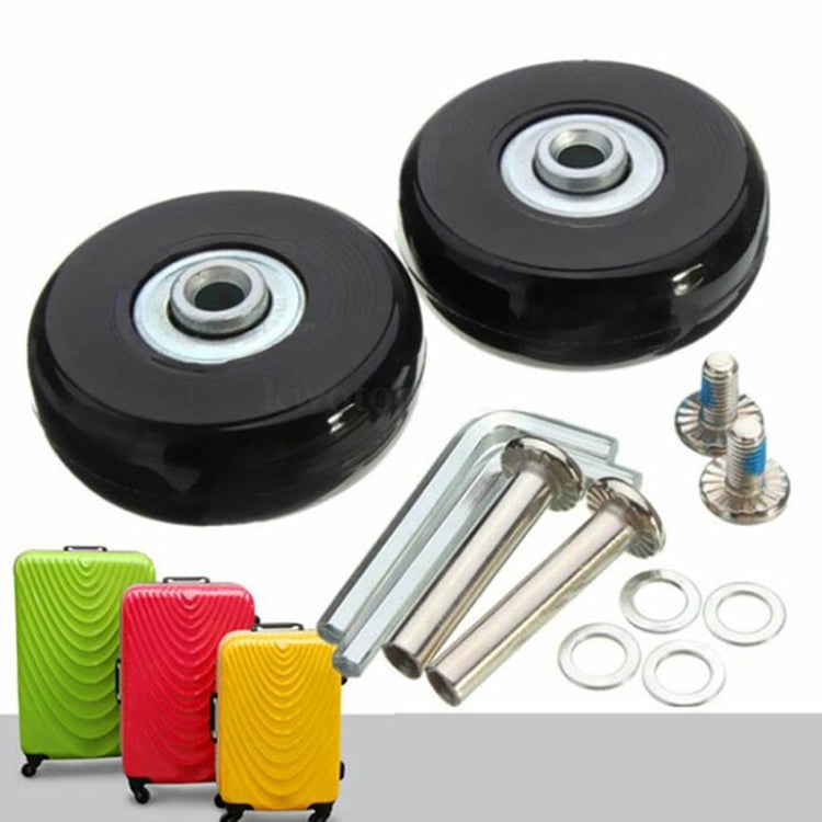 54mm x 18mm Luggage Suitcase Replacement Wheels Low Noise Spinner Wheels