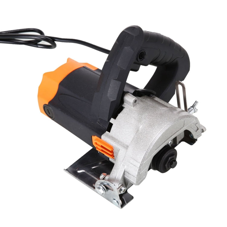 220V Portable Chainsaw Slotting Machine High Power Multifunctional Stone Tile Cutter(45 Degree Bevel Cut EU Plug)