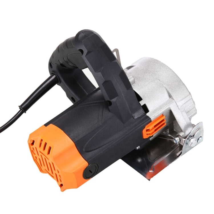 220V Portable Chainsaw Slotting Machine High Power Multifunctional Stone Tile Cutter(45 Degree Bevel Cut EU Plug)