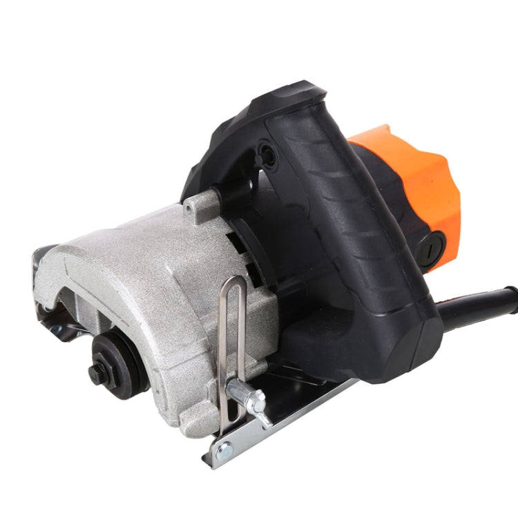 220V Portable Chainsaw Slotting Machine High Power Multifunctional Stone Tile Cutter(45 Degree Bevel Cut EU Plug)