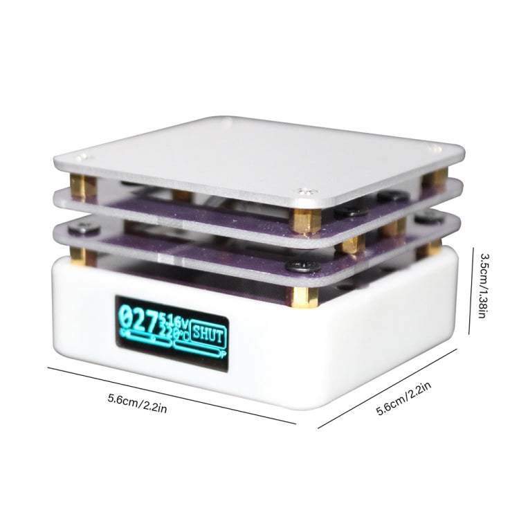 65W Welding Mini Constant Temperature Table LED Light Display, Model: With Clean Sponge