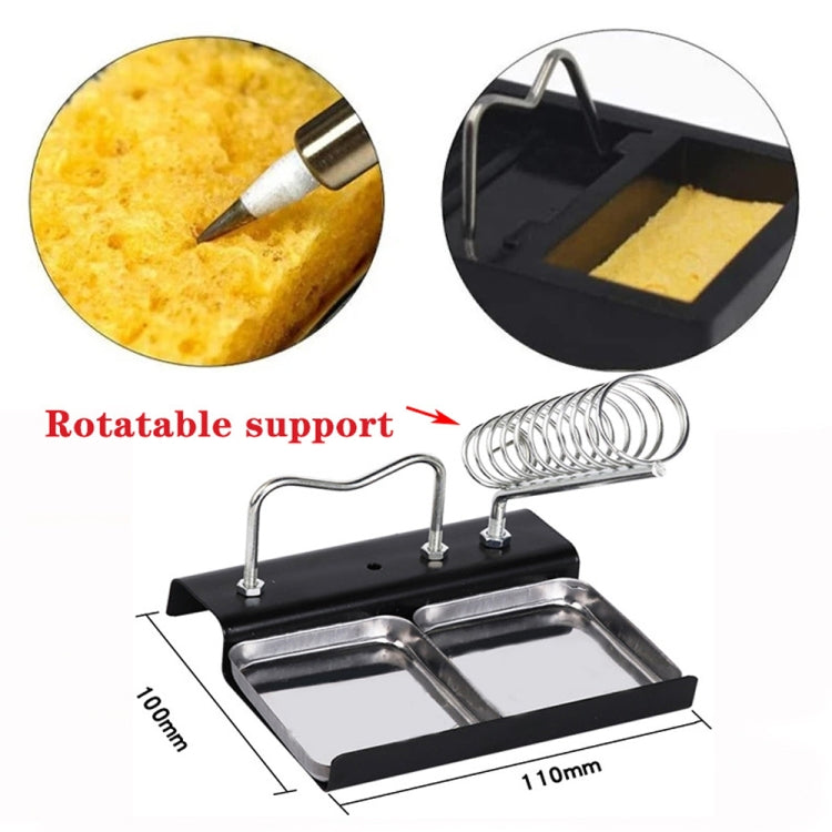 65W Welding Mini Constant Temperature Table LED Light Display, Model: With Clean Sponge