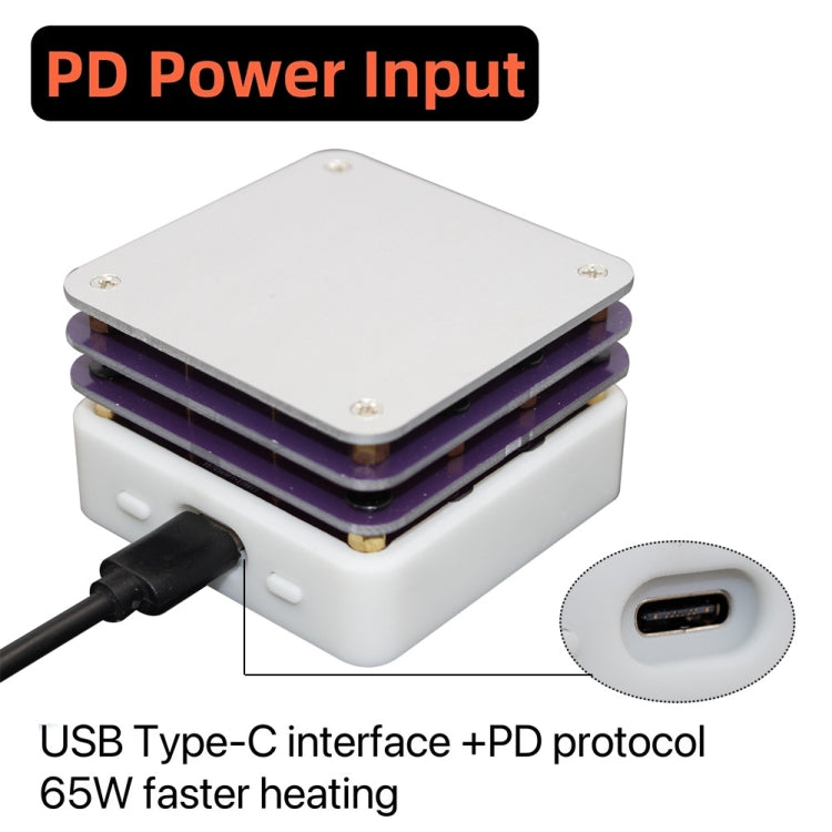 65W Welding Mini Constant Temperature Table LED Light Display, Model: With Clean Sponge