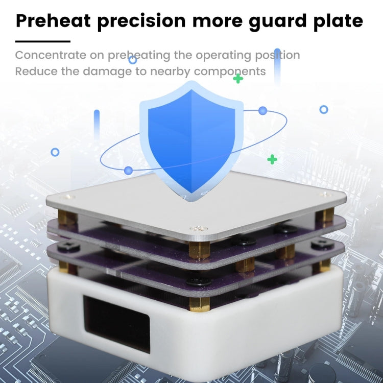 65W Welding Mini Constant Temperature Table LED Light Display, Model: With Clean Sponge