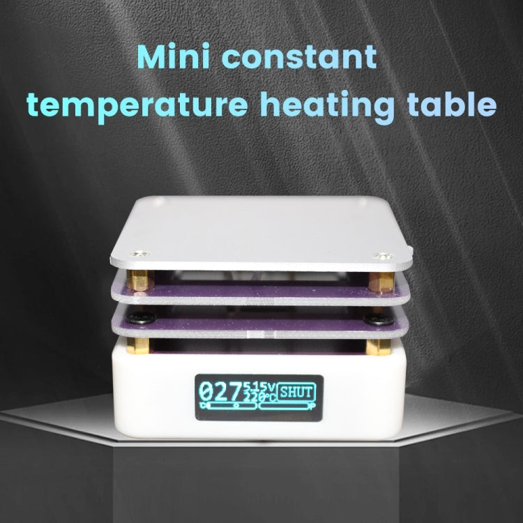 65W Welding Mini Constant Temperature Table LED Light Display, Model: With Stand + Clean Sponge