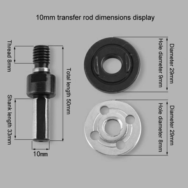 5 In 1 10mm Drill To Angle Grinder Parts Drill To Angle Grinder Connecting Rod