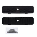 Slope Silicone Faucet Drain Pad Splash-proof Sink Faucet Mat(Black)