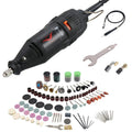 VICOVER Small Adjustable Speed Electrical Grinder Set Jade Carving Pen Polishing Tool EU Plug, Model: 147pcs Parts+Soft Shaft