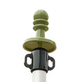 AOTU AT6525 Outdoor Camping Canopy Pole Thunder Cap Tent Support Pole Insulated Plastic Protective Hat, Color: Army Green